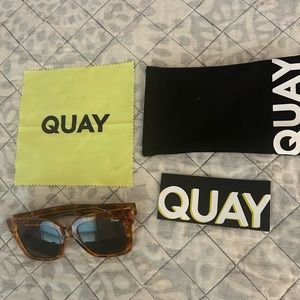 Quay Australia sunglasses. Brown TORTOISE. Icy style.